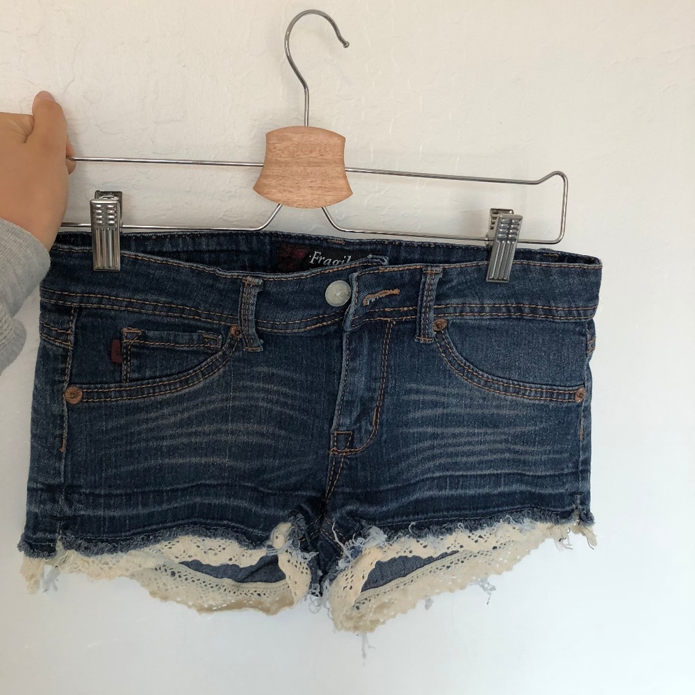 crochet booty shorts in Women